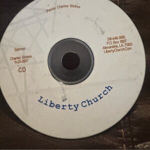 Pastor Charles Stokes Sermon Liberty Church CD Religious Christian Alexandria LA